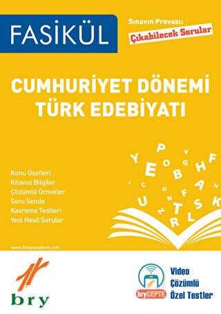 Birey Eğitim Yayınları Sınavın Provası Çıkabilecek Sorular - Fasikül Cumhuriyet Dönemi Türk Edebiyatı