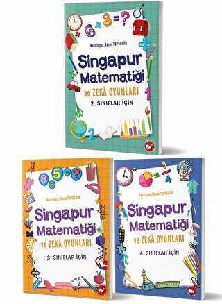 Singapur Matematiği ve Zeka Oyunları Seti 3 Kitap Takım