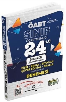 Sınıfçının Sesi TV ÖABT Sınıf Öğretmenliği Fizik, Kimya, Biyoloji, Çevre Eğitimi, Drama 24 Deneme Video Çözümlü - 1