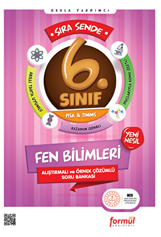 Formül Yayınları Sıra Sende 6. Sınıf Fen Bilimleri Soru Bankası - Formül Yayınları