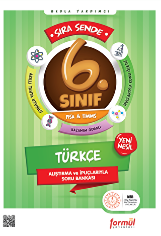 Formül Yayınları Sıra Sende 6. Sınıf Türkçe Soru Bankası - Formül Yayınları