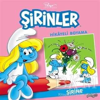 Şirine Hikayeli Boyama - Şirinler - Pogo Çocuk