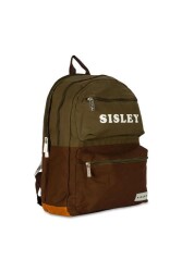 Sisley Çift Bölme Sırt Çantası 12911 Haki - Kahve - 3