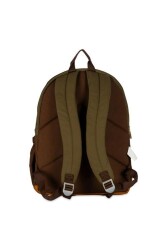 Sisley Çift Bölme Sırt Çantası 12911 Haki - Kahve - 5