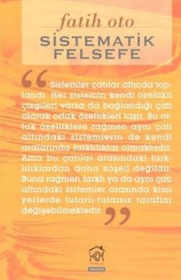 Sistematik Felsefe - 1