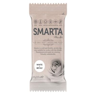 Smarta Akıllı Model Hamuru Beyaz 100Gr - 1