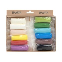 Smarta Hava İle Kuruyan Modelleme Hamuru 25 gr 12`li Basic Renkler - 2