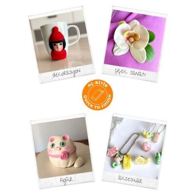 Smarta Hava İle Kuruyan Modelleme Hamuru 25 gr 12`li Basic Renkler - 4