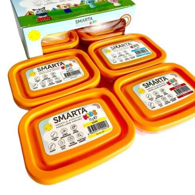 Smarta Kids Havayla Kuruyan Modelleme Hamuru 4`Lü Set 70 Gr x4 - 3