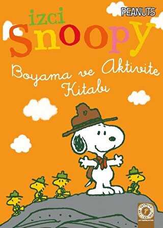 İzci Snoopy Boyama ve Aktivite Kitabı Turuncu Kapak