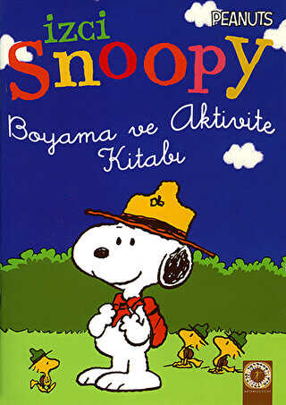 İzci Snoopy Boyama ve Aktivite Kitabı Mavi Kapak 