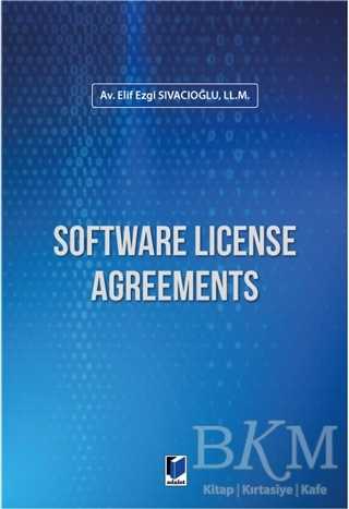 Software License Agreements - Adalet Yayınevi