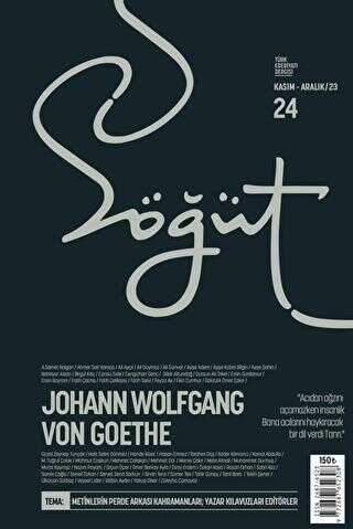 Söğüt - Türk Edebiyatı Dergisi Sayı 24 - Kasım - Aralık 2023 - Söğüt Dergisi Yayınları