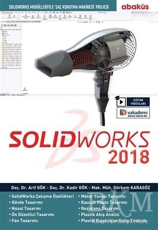 SolidWorks 2018 Eğitim Video`lu - Abaküs Kitap
