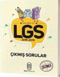 MEG yayınları Son 5 Yıl LGS 2015-2019 Çıkmış Sorular Çözümlü - MEG yayınları