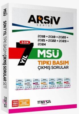 Marka Yayınları Son 7 Yıl MSÜ Arşiv Serisi Çıkmış Sorular Tamamı Video Çözümlü - 1