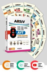 Son 8 Yıl AYT Arşiv Serisi Tıpkı Basım Fasikül Fasikül Çıkmış Sorular Tamamı Video Çözümlü - Marka Yayınları