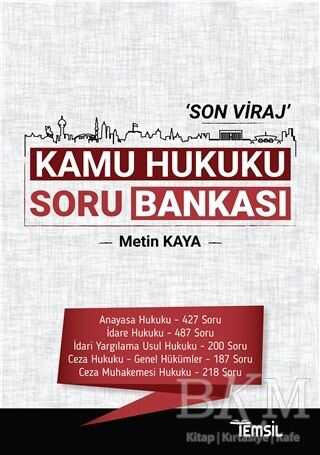 Temsil Kitap Son Viraj Kamu Hukuku Soru Bankası - Temsil Kitap