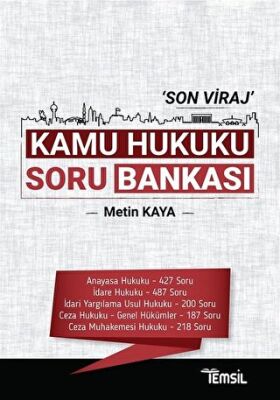 Temsil Kitap Son Viraj Kamu Hukuku Soru Bankası kapağı