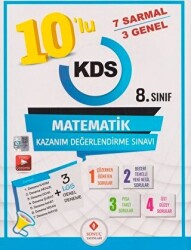 Sonuç Yayınları 8. Sınıf 10`lu Matematik Kazanım Değerlendirme Sınavı - Sonuç Yayınları
