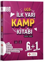 Sonuç Yayınları 8. Sınıf LGS Sayısal Sözel İlk Yarı Kamp Kitabı - Sonuç Yayınları