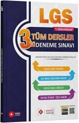 Sonuç Yayınları 8. Sınıf LGS Tüm Dersler 1. Dönem 3 Deneme - Sonuç Yayınları
