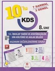 Sonuç Yayınları 8. Sınıf T.C. İnkılap Tarihi ve Atatürkçülük Din Kültürü ve Ahlak Bilgisi 10 lu Kazanım Değerlendirme Sınavı - Sonuç Yayınları