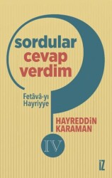 Sordular Cevap Verdim IV - İz Yayıncılık