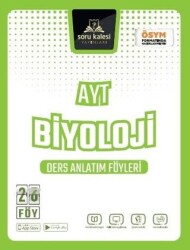 Soru Kalesi Yayınları AYT Biyoloji Ders Anlatım Föyleri - Soru Kalesi Yayınları