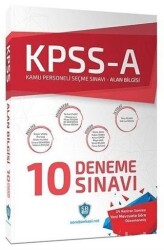 Sorubankası Net Yayınları KPSS-A 10 Deneme Sınavı - Sorubankası Net Yayınları