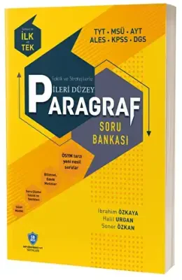 Sorubankası Net Yayınları TYT AYT MSÜ ALES KPSS DGS İleri Düzey Paragraf Soru Bankası - 1