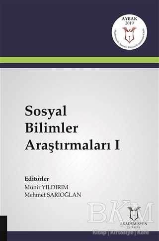 Sosyal Bilimler Araştırmaları 1 - Akademisyen Kitabevi