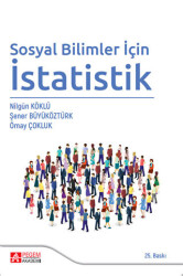 Sosyal Bilimler İçin İstatistik - Pegem Akademi Yayıncılık