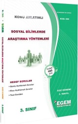 Sosyal Bilimlerde Araştırma Yöntemleri Konu Anlatımlı Soru Bankası-güz Dönemi 5. Yarıyıl 360 - Egem Eğitim Yayınları