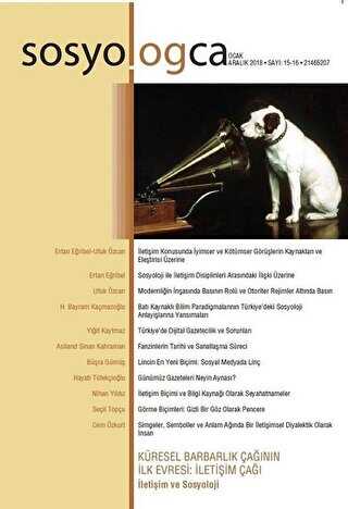 Sosyologca Dergisi Sayı: 15 - 16 - Doğu Kitabevi