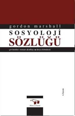 Sosyoloji Sözlüğü kapağı
