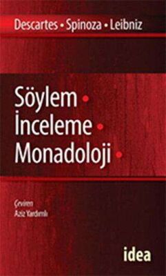 Söylem İnceleme Monadoloji kapağı