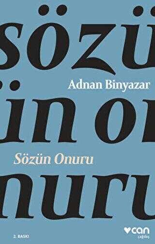 Sözün Onuru - Can Yayınları