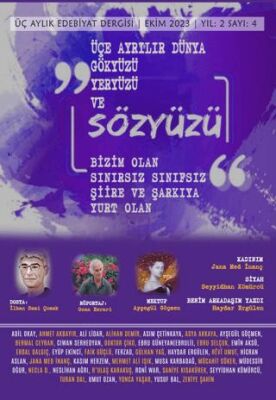 Sözyüzü Dergisi Sayı: 4 Ekim 2023 - 1