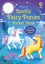 Sparkly Fairy Ponies Sticker Book - Usborne