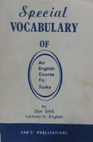 Special Vocabulary for Turks