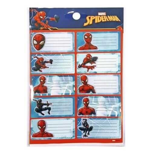 Spiderman Okul Etiketi