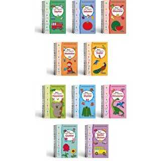 Spiralli Haydi Çizelim Boyayalım Serisi 10 Kitap - Karatay Çocuk