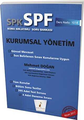 SPK - SPF Kurumsal Yönetim Konu Anlatımlı Soru Bankası - Pelikan Tıp Teknik Yayıncılık