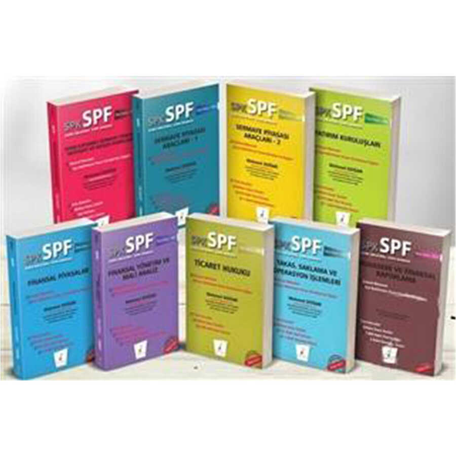Pelikan Tıp Teknik Yayıncılık SPK - SPF Sermaye Piyasası Faaliyetleri Düzey 2 Lisansı Seti 9 Kitap Takım
