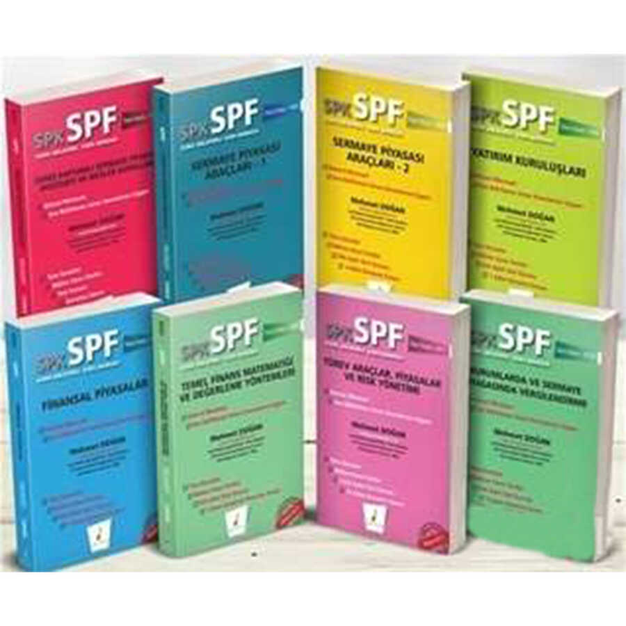 Pelikan Tıp Teknik Yayıncılık SPK - SPF Türev Araçlar Lisansı Seti 8 Kitap Takım