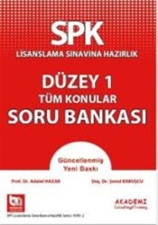 Akademi Consulting Training SPK Lisanslama Sınavına Hazırlık Düzey 1 - Tüm Konular Soru Bankası - Akademi Consulting Training