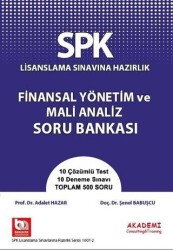 Akademi Consulting Training SPK Lisanslama Sınavına Hazırlık Finansal Yönetim ve Mali Analiz Soru Bankası - Akademi Consulting Training