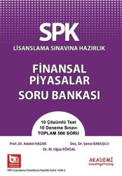 Akademi Consulting Training SPK Lisanslama Sınavına Hazırlık Finansal Piyasalar Soru Bankası - Akademi Consulting Training