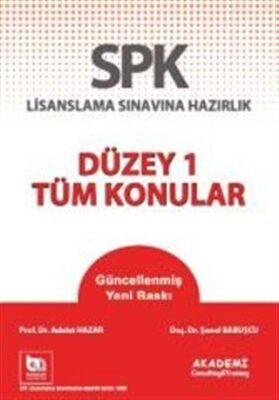 Akademi Consulting Training SPK Lisanslama Sınavına Hazırlık Düzey 1 - Tüm Konular - 1